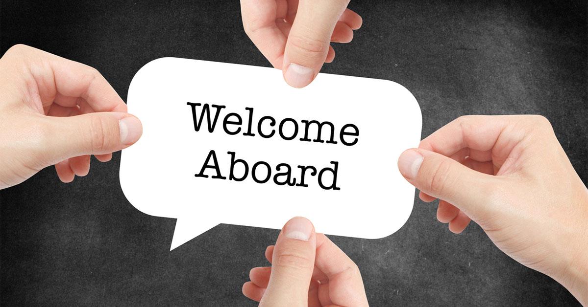 18991 02123 welcome aboard on speechbubble web