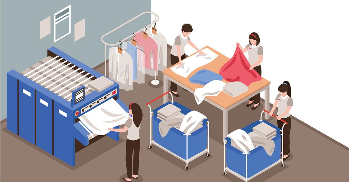 38192 52395 commercial laundry illustration web