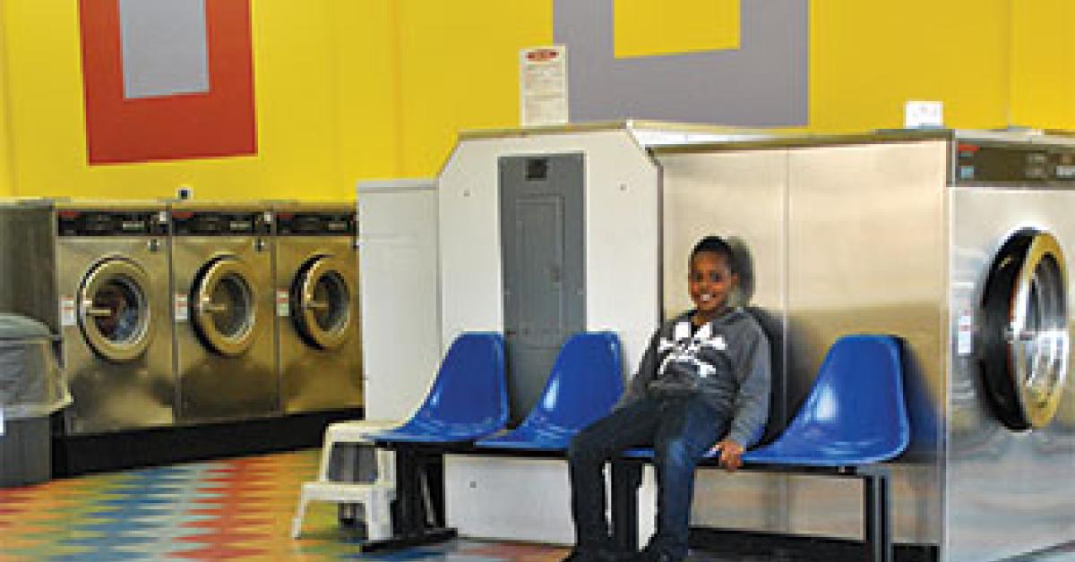 Calvary Laundromat floor