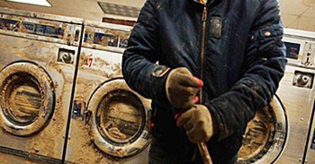 flood damaged laundry equipment image