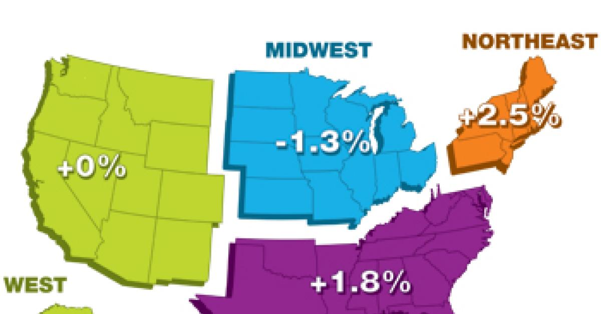 April StatShot map.