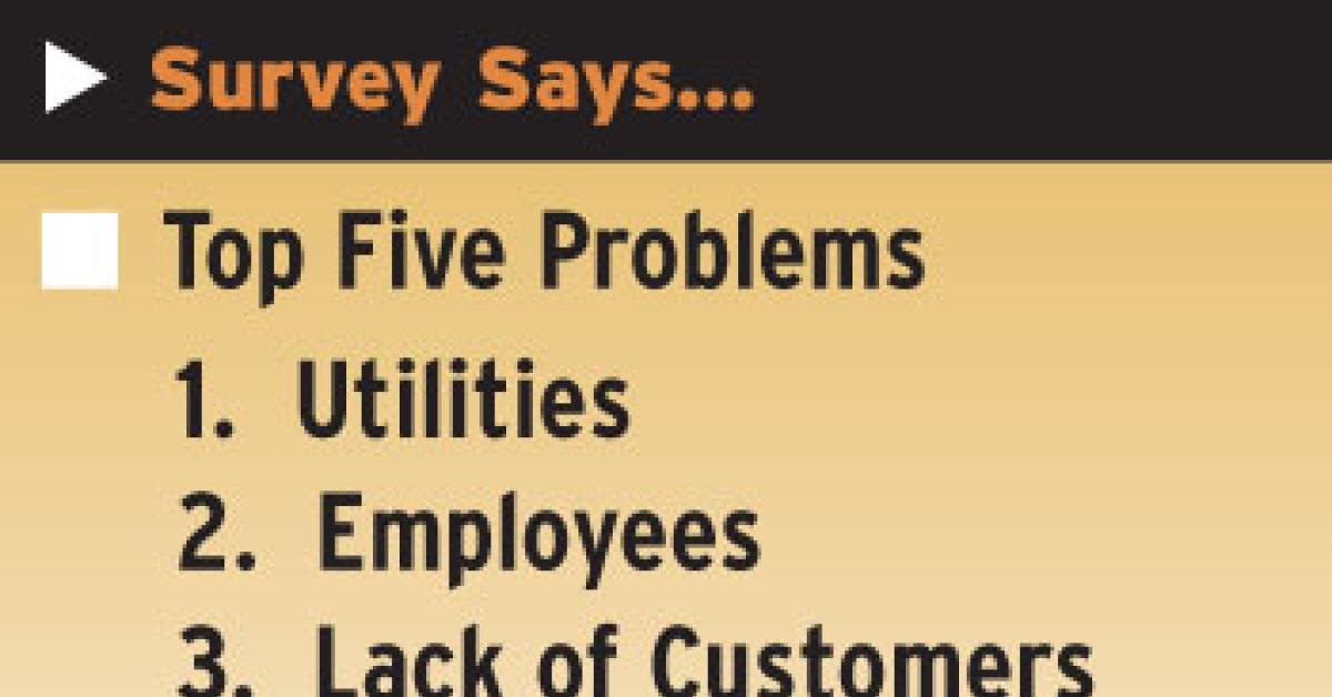 top five problems graphic