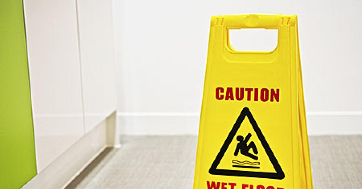 caution wet floor small web