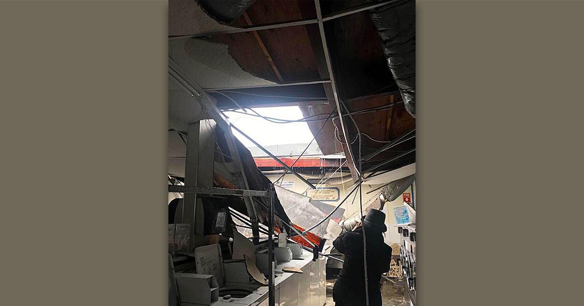 clean coin launderland roof collapse web