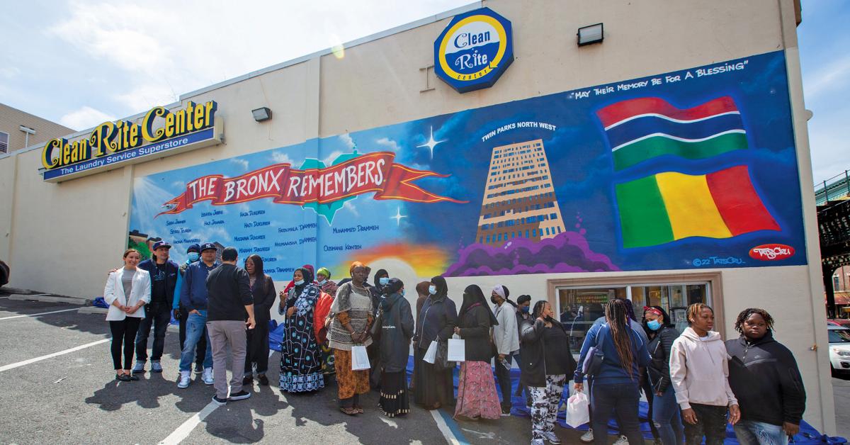 Laundromat Mural Memorializes Twin Parks Fire Victims