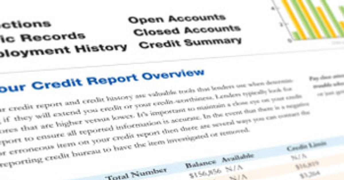 credit report