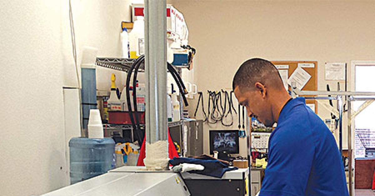 express laundry center ironer web