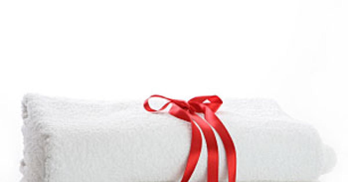 White towels image