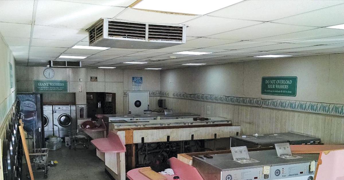 Serra Mesa Laundry Before Rehab