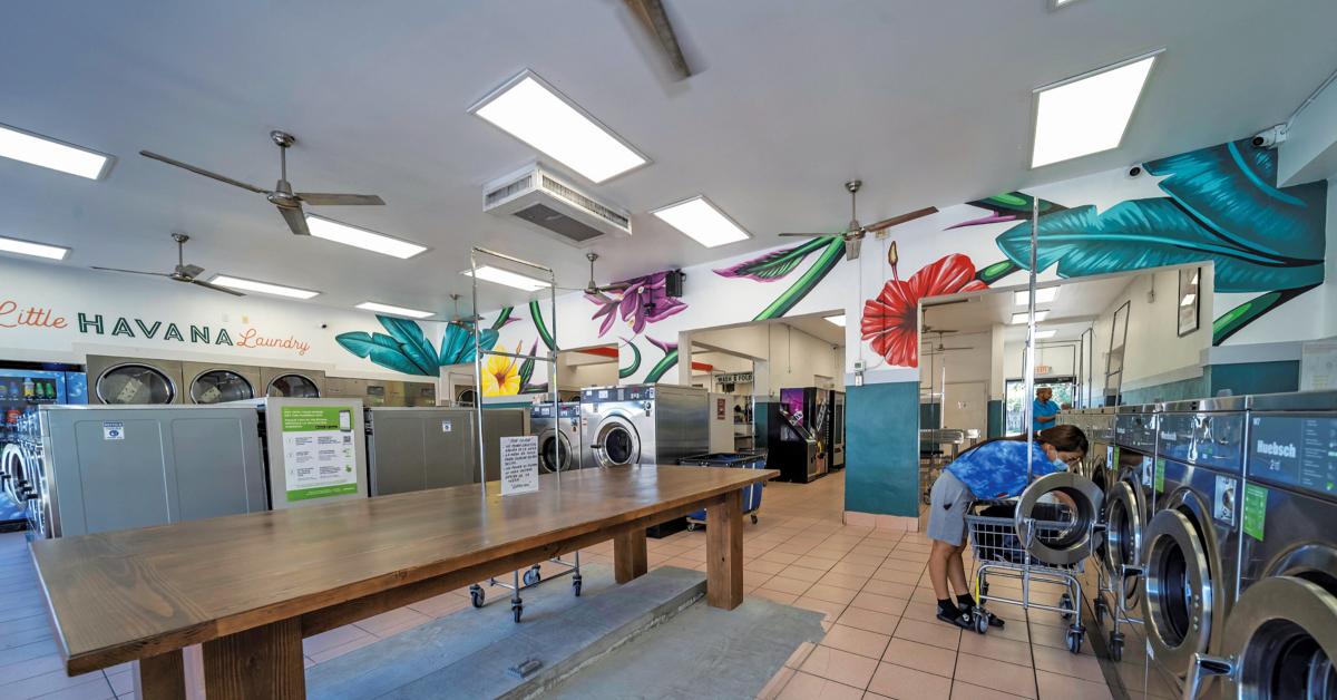 Unique Artwork Draws Eye to Little Havana Laundry