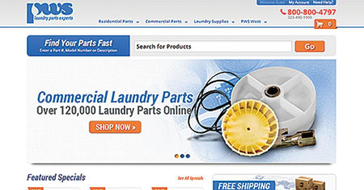 pws laundry website web