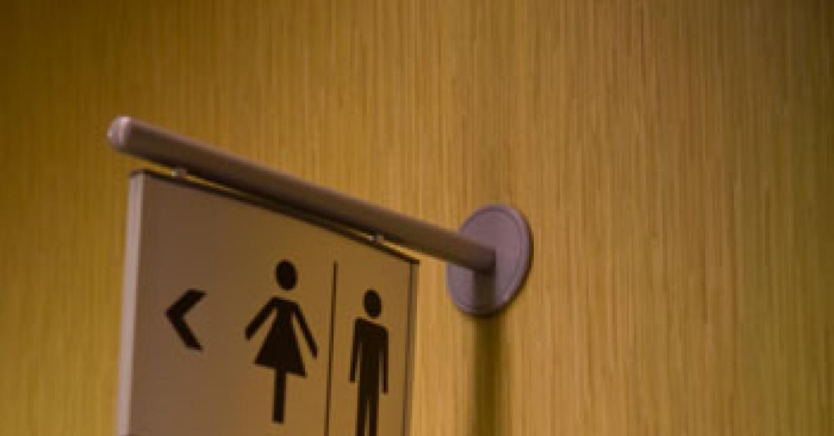 restrooms