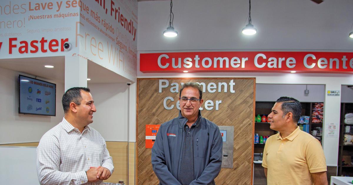 City Officials Tour New Speed Queen Laundry