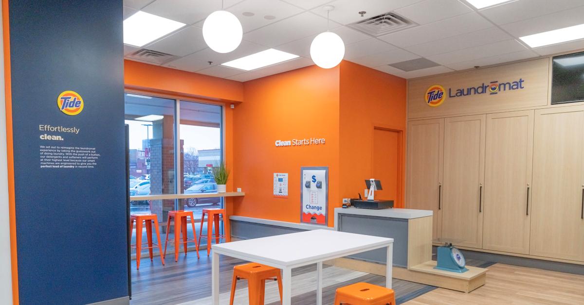 Tide Unveils Its First Laundromat
