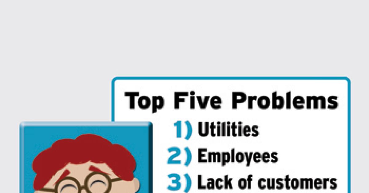 top five problems graphic