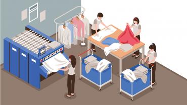 38192 52395 commercial laundry illustration web