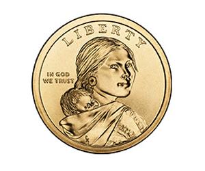 2009 Native American dollar coin