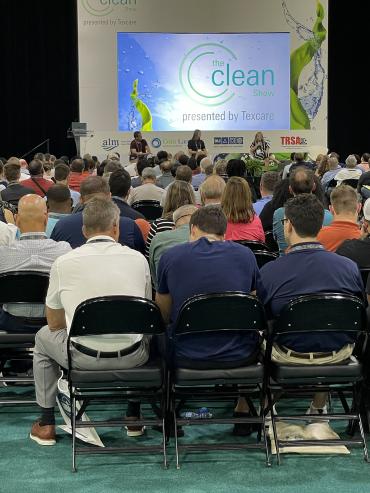 educational session at Clean Show 2022
