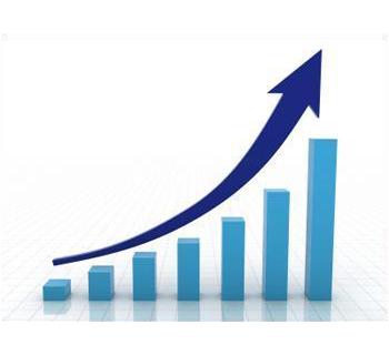 bar graph showing growth