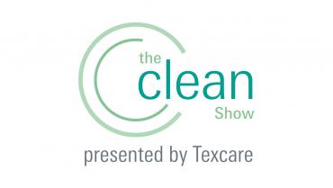 the clean show presented by texcare color logo web
